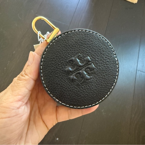 NWT 150410 Tory Burch thea coin pouch Black - Picture 1 of 7